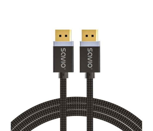 SAVIO Kabel DisplayPort (M) – DisplayPort (M) v1.4, CL-165, 1mb # - 1465468 - zdjęcie